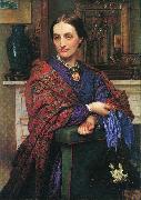 William Holman Hunt Portrait of Fanny Holman Hunt oil on canvas